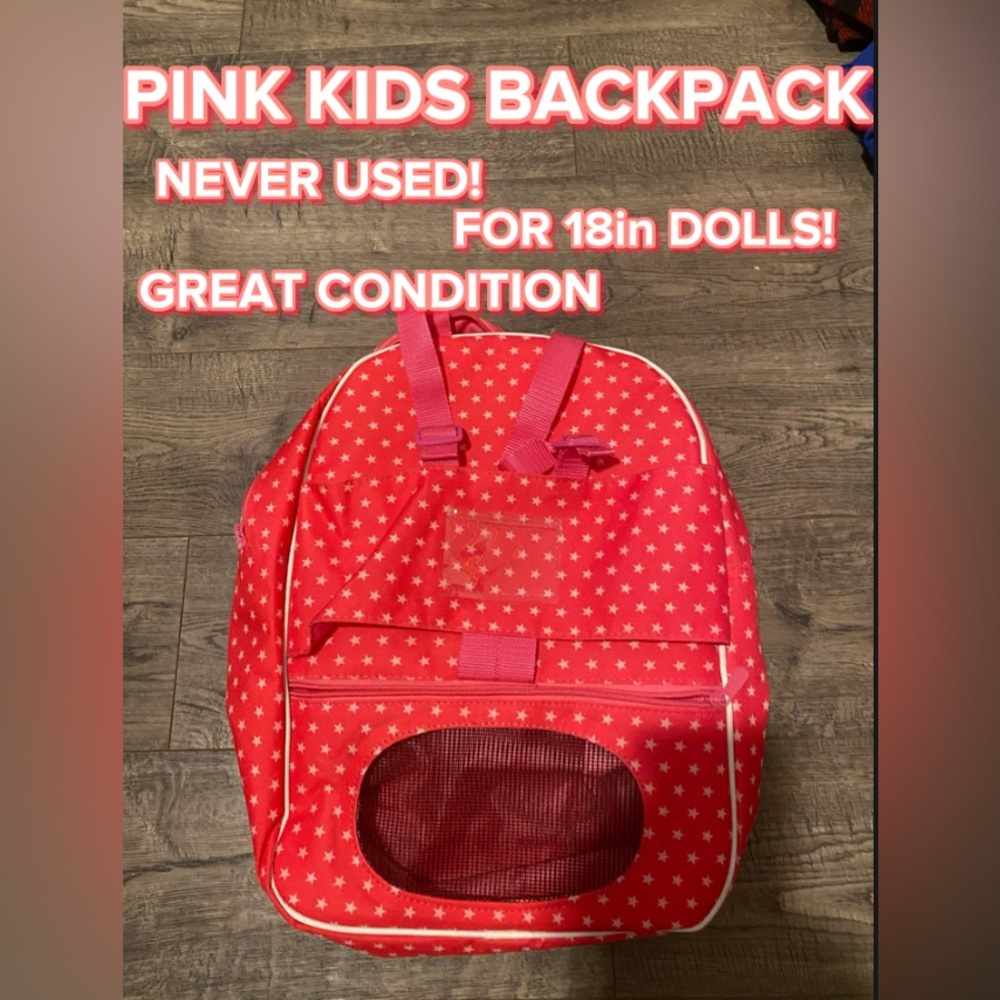 BADGER BASKET Doll Travel Backpack With Plush Friend Compartment 🌸